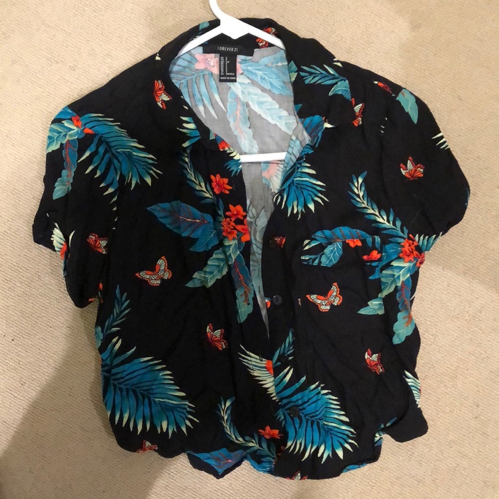 cute button up hawaiian shirt